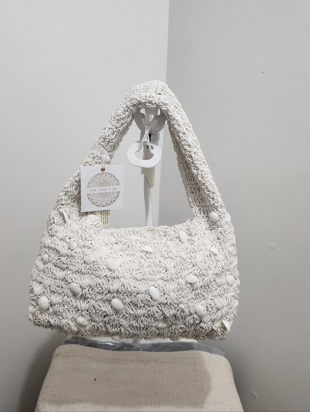 Crochet shell purse - Picture 5 of 8